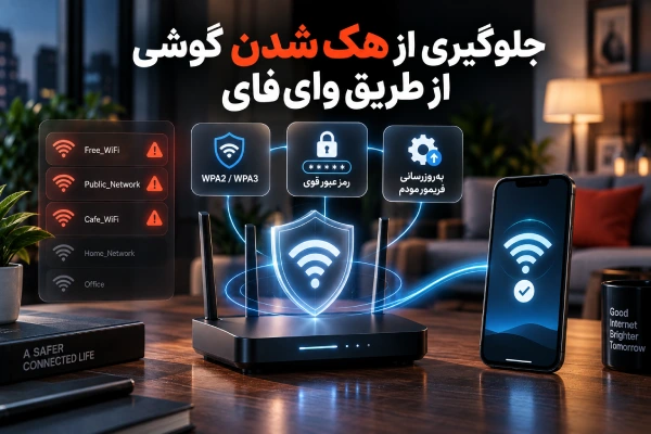  جلوگیری از هک شدن گوشی از طریق وایفای و افزایش امنیت شبکه