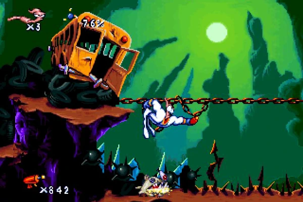 بازی Earthworm Jim (کرم خاکی جیم)