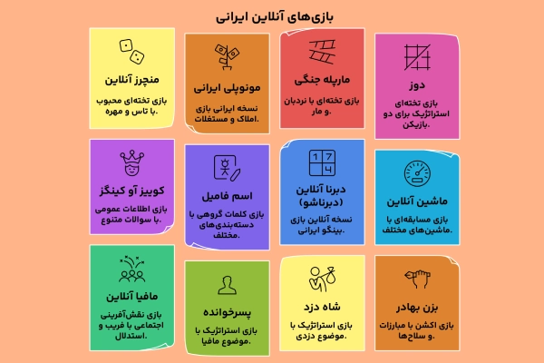 بهترین بازی های آنلاین ایرانی