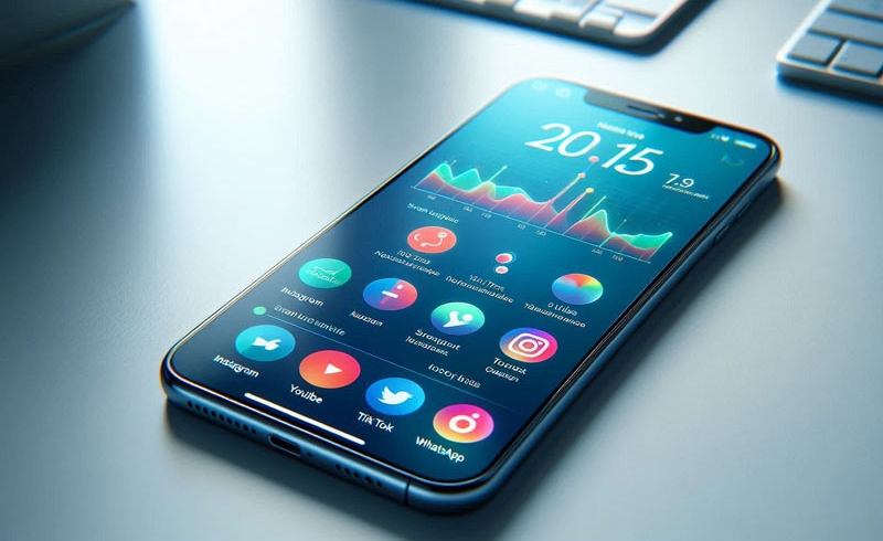 دانلود app usage + نمایش میزان استفاده اپ‌های موبایل