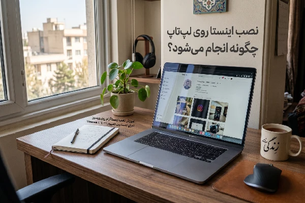 نصب اینستاگرام روی لب تاپ