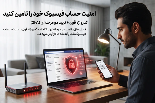 افزایش امنیت حساب فیس بوک با احراز هویت دو مرحله ای