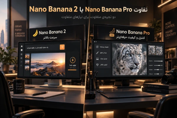 تفاوت Nano Banana 2 با Nano Banana Pro