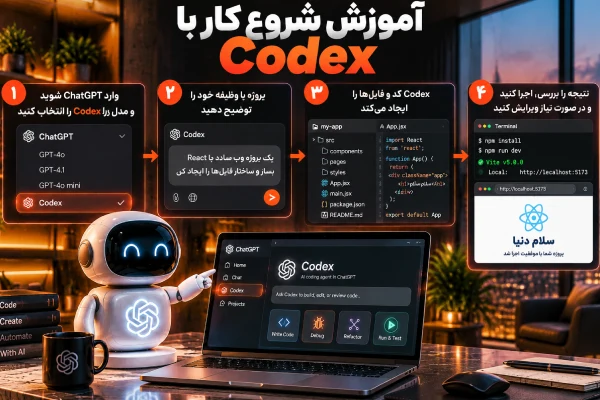آموزش شروع کار با Codex